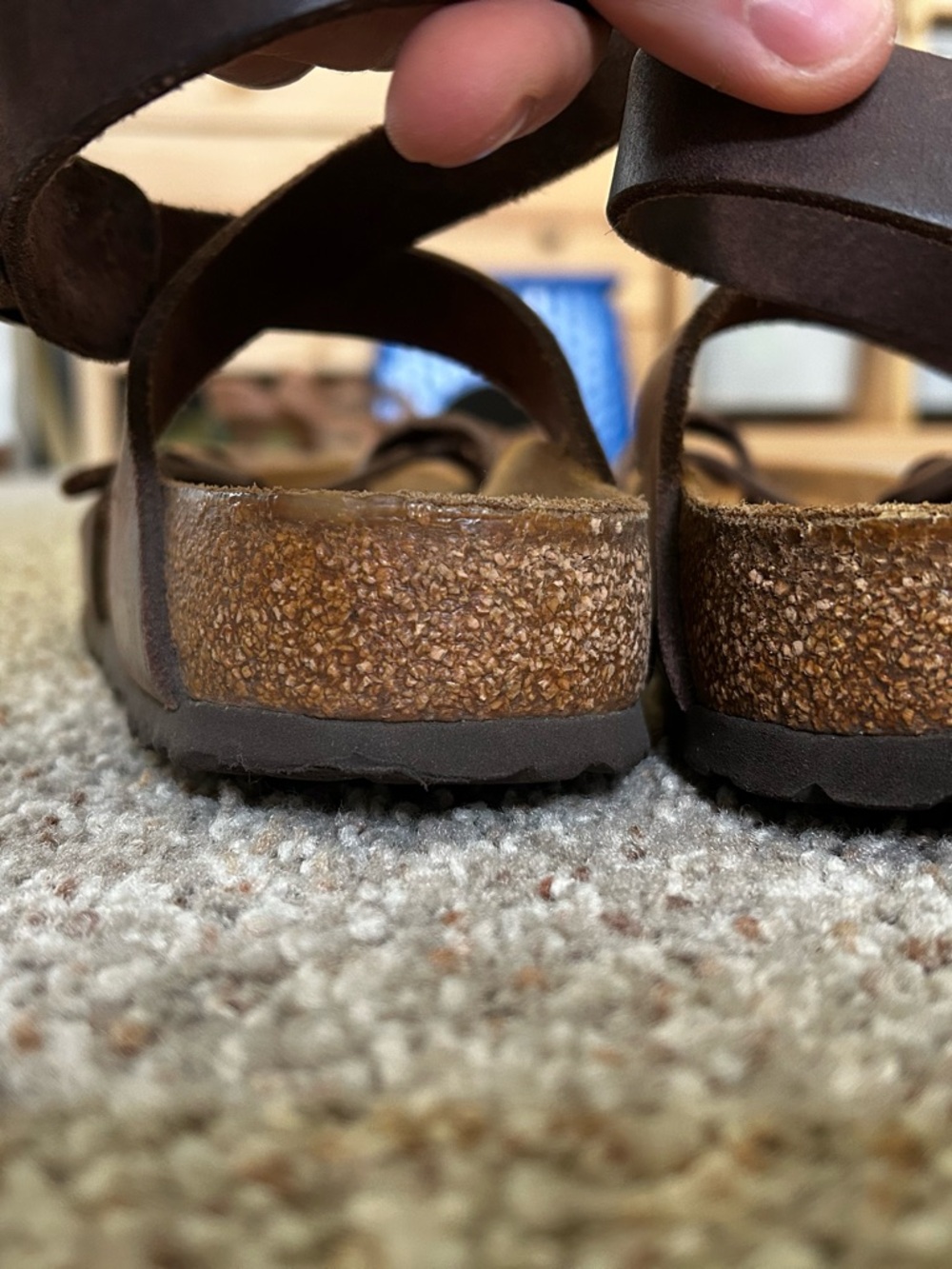 Birkenstock Yara Women's Brown Leather Strappy Sandals - Picture 4 of 6